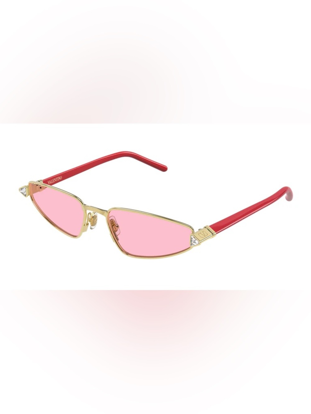 BRAND NEW VALENTINO VG0035S- 002 Polished Gold Sunglasses 57-16-145